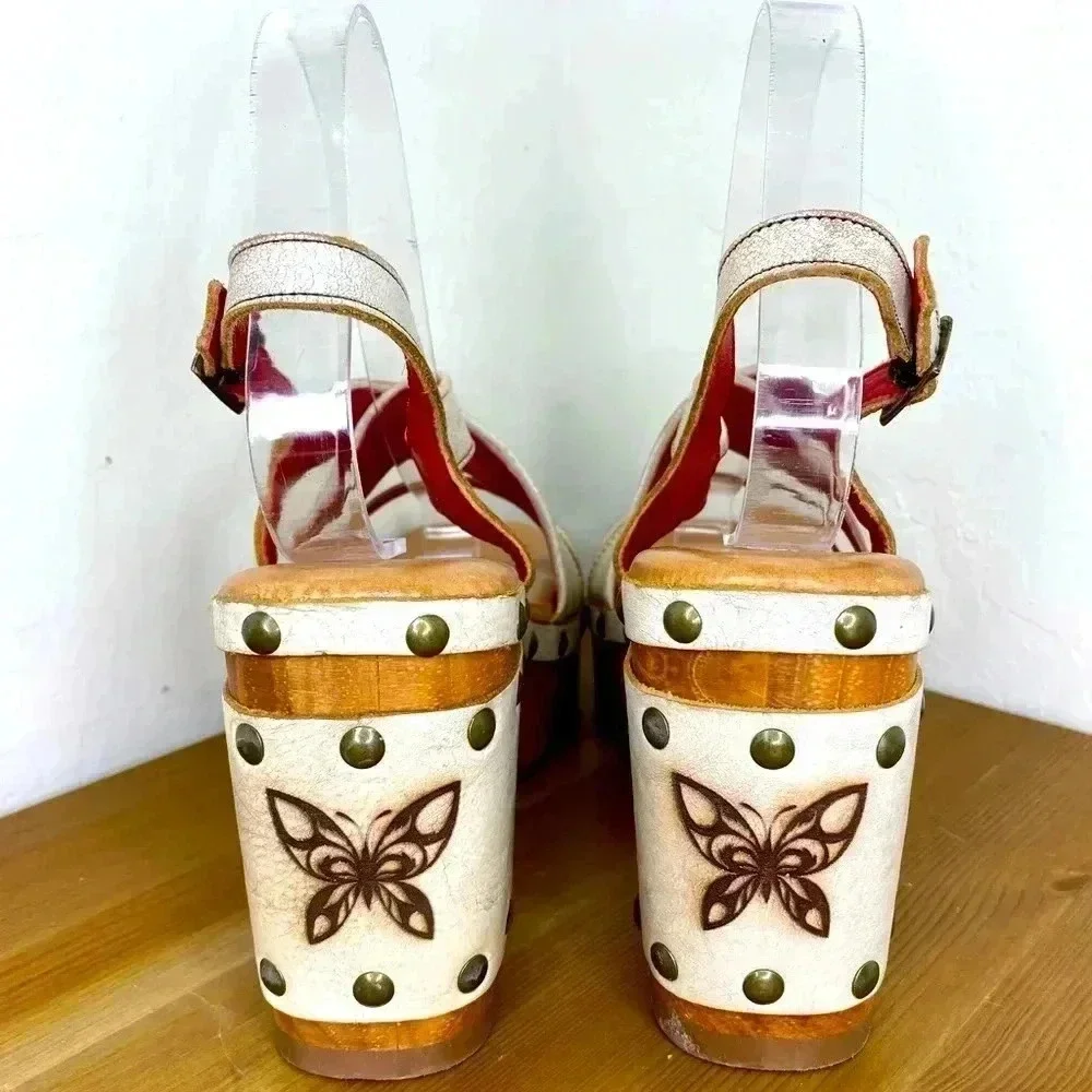 NEW BED STU Mediation Nectar Lux Butterfly Platform Sandals Size 10